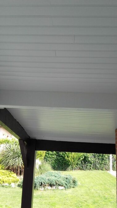 peinture plafond bois veranda La Salvetat Saint Gilles