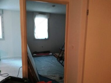 peinture mur et plafond chambre appartement Toulouse