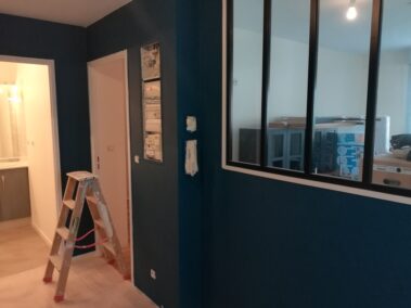 peinture mur et plinthe Appart la cépière Toulouse