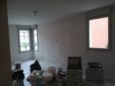 ponçage gouttelette mur