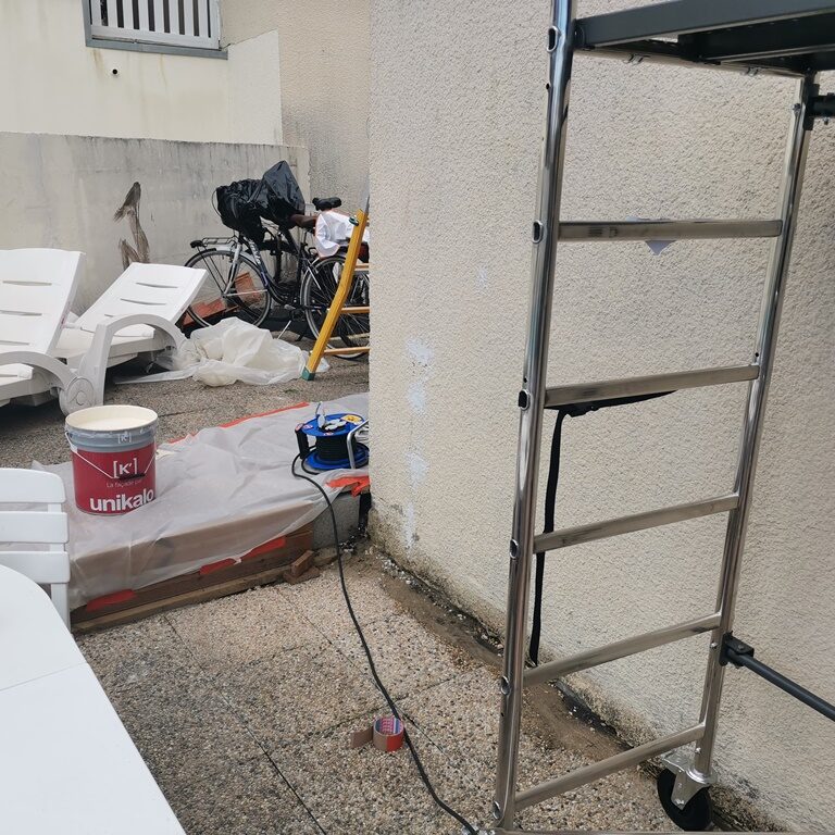 rénovation mur extérieur Moliet et Maa 40660 Les landes