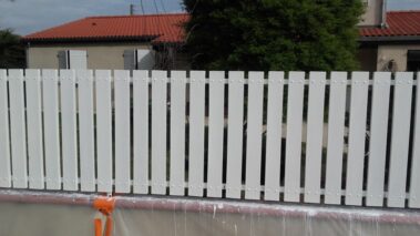 rénovation cloture bois la salvetat